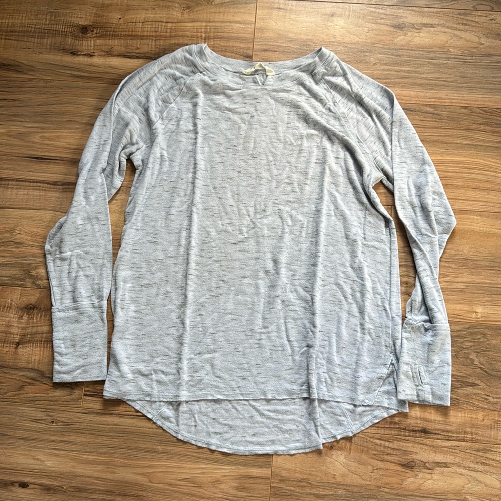 Long sleeve light blue shirt